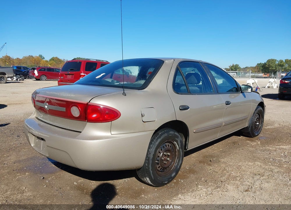 2003 CHEVROLET CAVALIER VIN: 1G1JC52F537208583