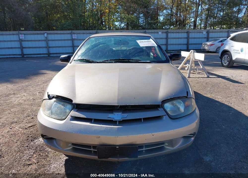 2003 CHEVROLET CAVALIER VIN: 1G1JC52F537208583