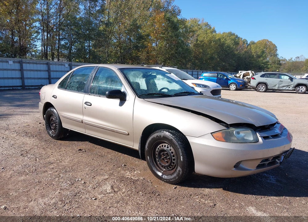 2003 CHEVROLET CAVALIER VIN: 1G1JC52F537208583