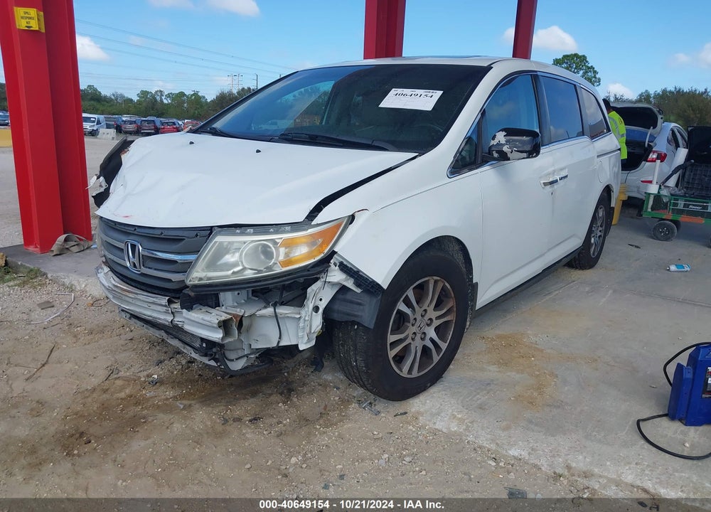 2012 HONDA ODYSSEY EX-L VIN: 5FNRL5H65CB136327