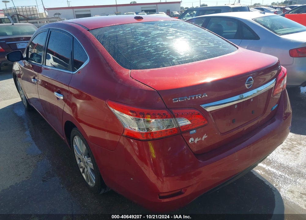 2013 NISSAN SENTRA SL VIN: 3N1AB7AP9DL609313