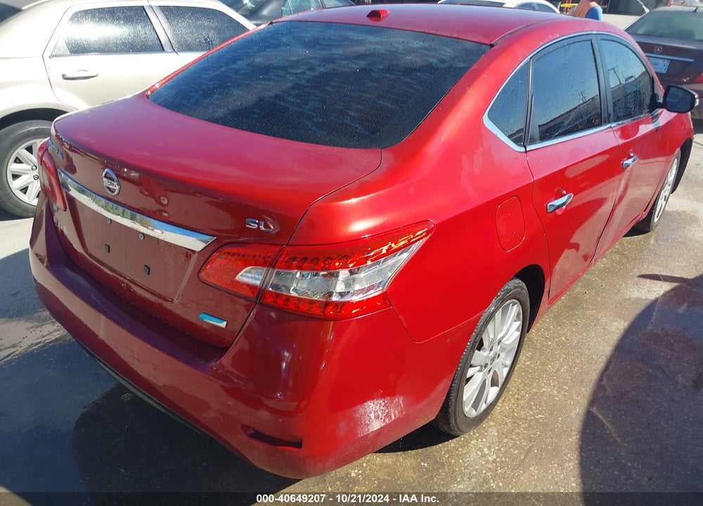 2013 NISSAN SENTRA SL VIN: 3N1AB7AP9DL609313