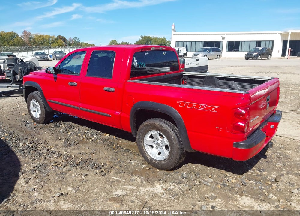 2008 DODGE DAKOTA TRX VIN: 1D7HE78K78S541135