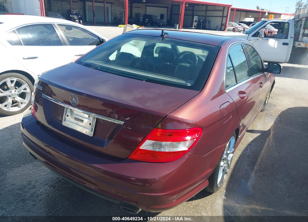 2009 MERCEDES-BENZ C 300 LUXURY/SPORT VIN: WDDGF54X59F225919