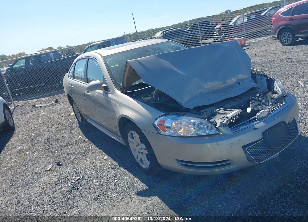 2012 CHEVROLET IMPALA LT VIN: 2G1WG5E34C1106054