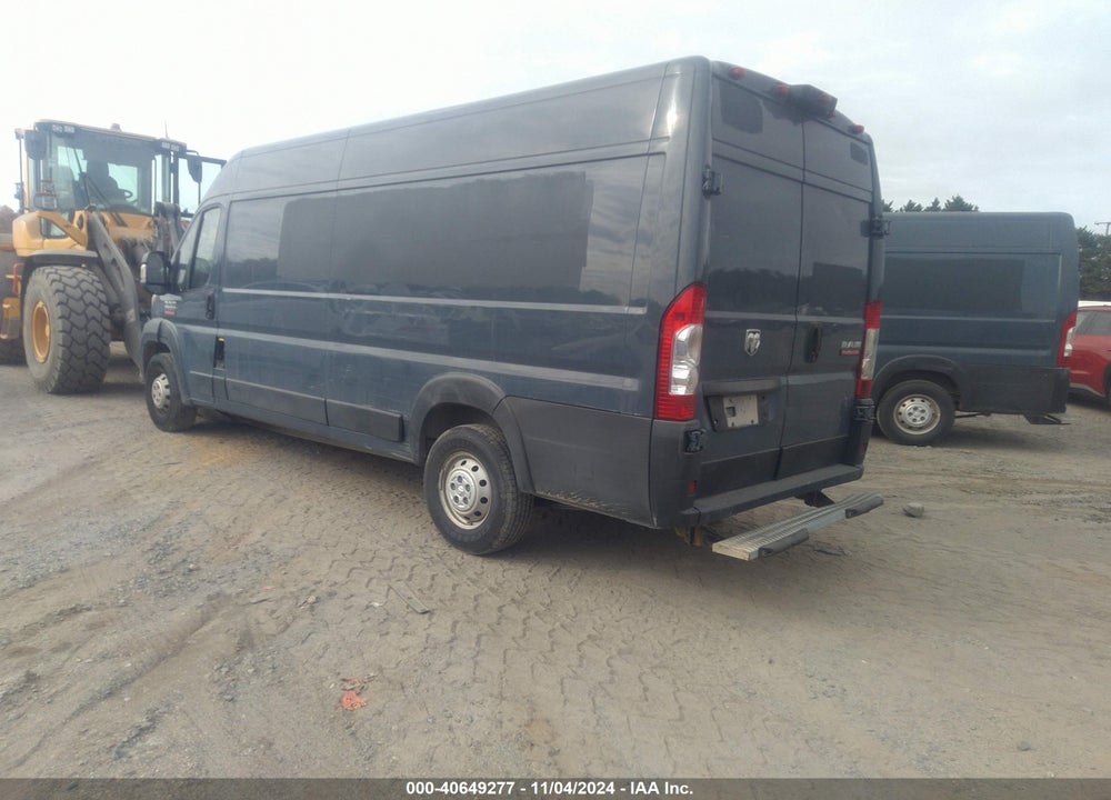 2019 RAM PROMASTER 3500 CARGO VAN HIGH ROOF 159 WB EXT VIN: 3C6URVJG3KE544655
