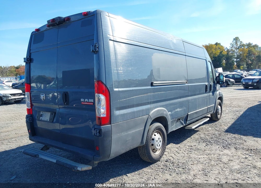 2019 RAM PROMASTER 3500 CARGO VAN HIGH ROOF 159 WB EXT VIN: 3C6URVJG3KE544655