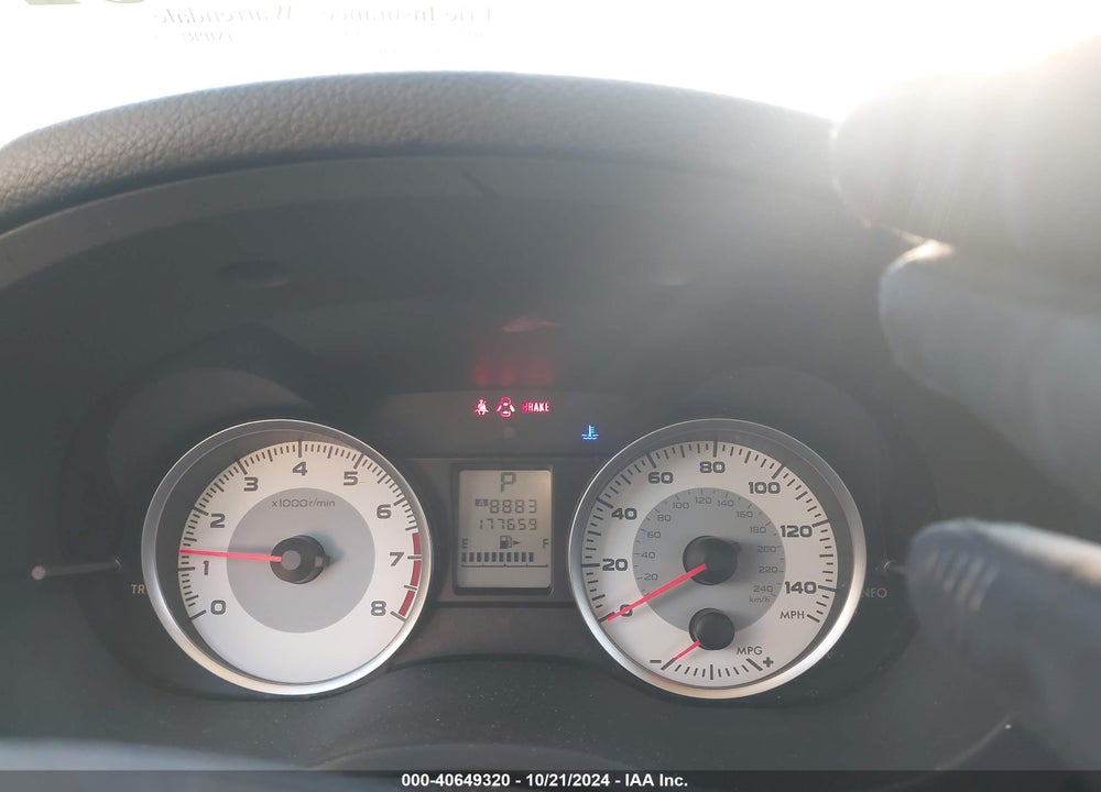 2012 SUBARU IMPREZA 2.0I VIN: JF1GJAA69CH015399