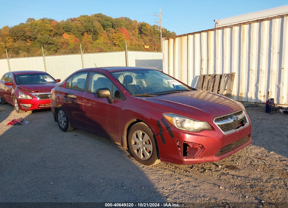 2012 SUBARU IMPREZA 2.0I VIN: JF1GJAA69CH015399