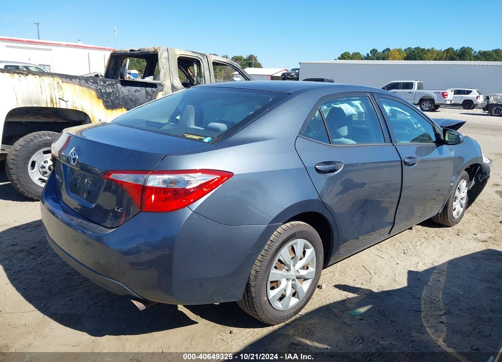 2014 TOYOTA COROLLA LE VIN: 5YFBURHE2EP140825