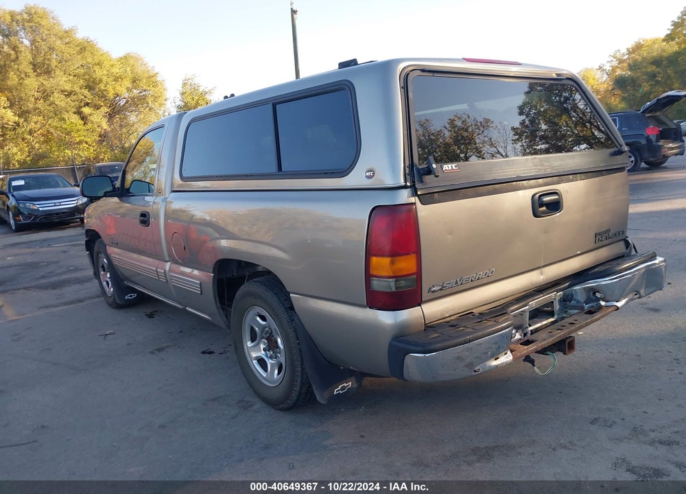 1999 CHEVROLET SILVERADO 1500 LS VIN: 1GCEC14T4XZ128786