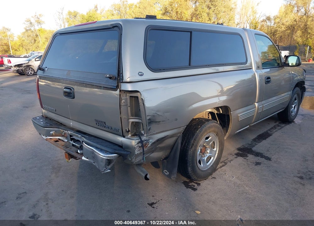 1999 CHEVROLET SILVERADO 1500 LS VIN: 1GCEC14T4XZ128786