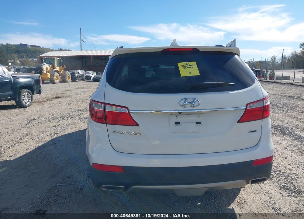2015 HYUNDAI SANTA FE GLS VIN: KM8SMDHF5FU123609