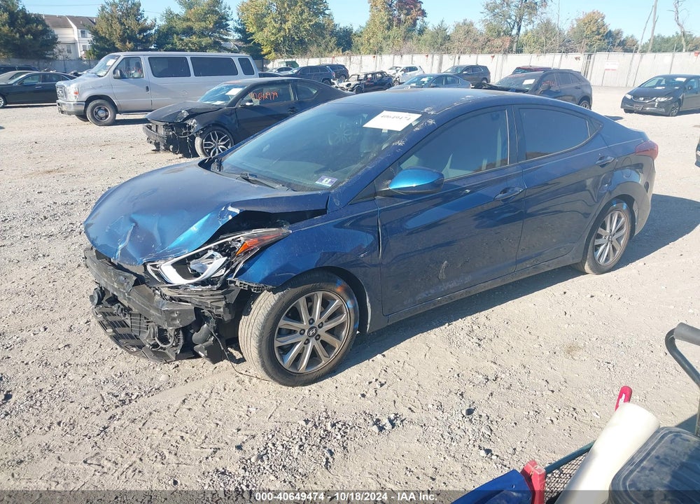 2015 HYUNDAI ELANTRA SE VIN: KMHDH4AE5FU387511