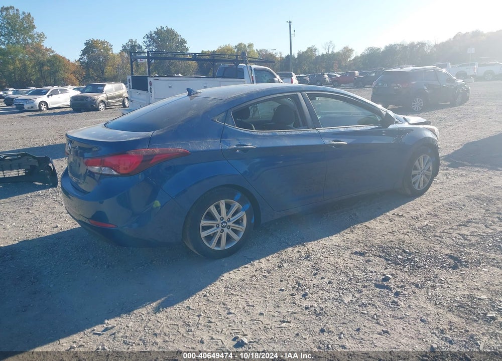 2015 HYUNDAI ELANTRA SE VIN: KMHDH4AE5FU387511