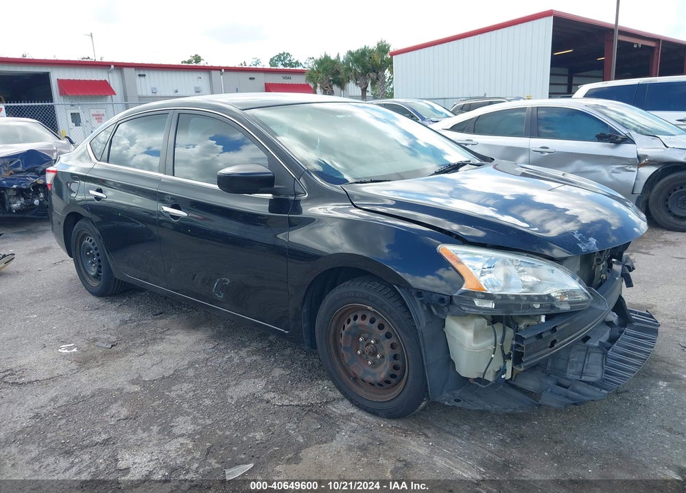 2013 NISSAN SENTRA SV VIN: 1N4AB7AP2DN909424