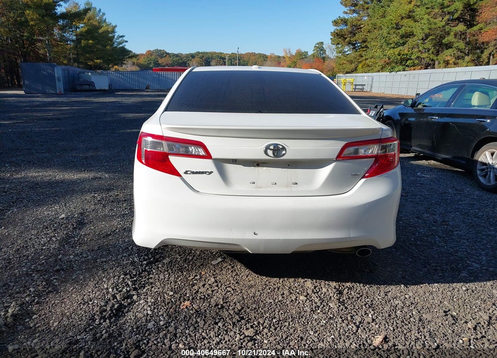2012 TOYOTA CAMRY SE VIN: 4T1BF1FK0CU556355