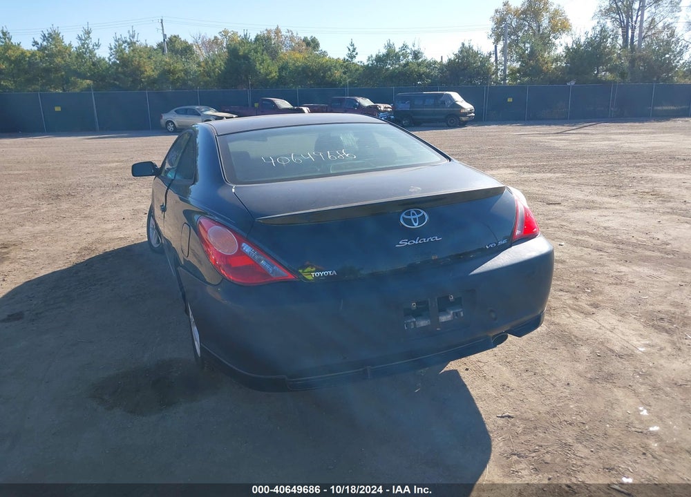 2005 TOYOTA CAMRY SOLARA SE SPORT V6 VIN: 4T1CA38P75U050290