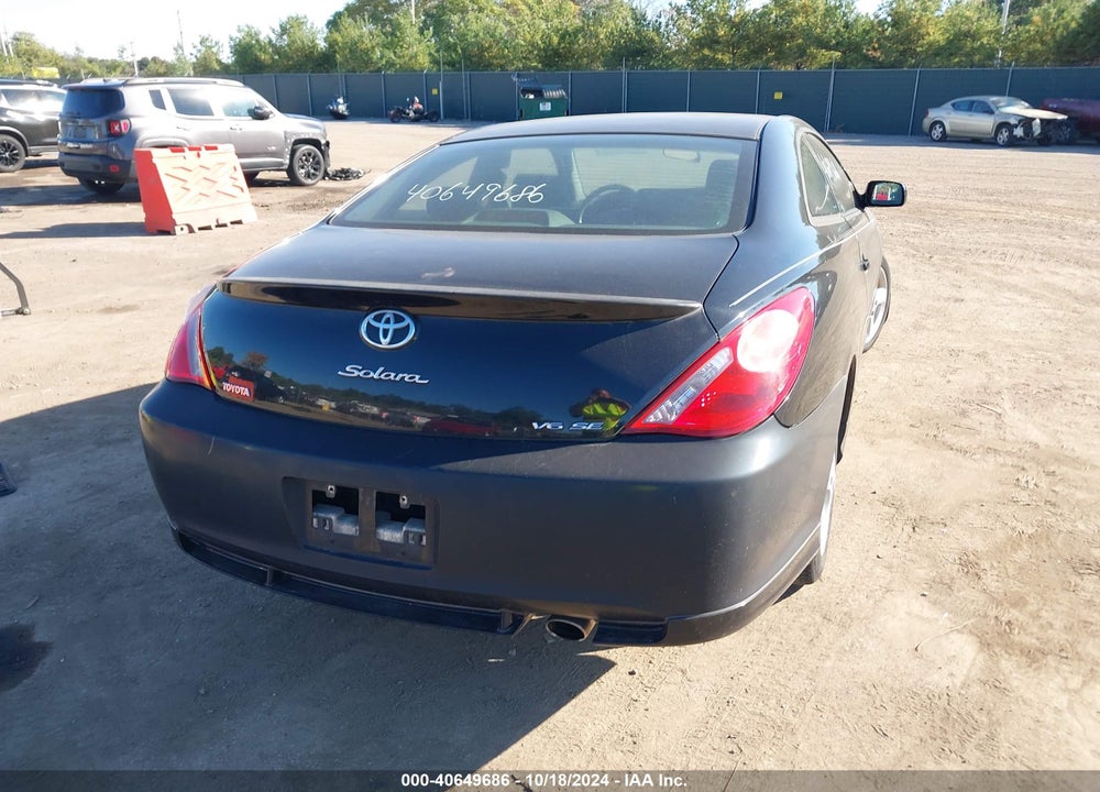 2005 TOYOTA CAMRY SOLARA SE SPORT V6 VIN: 4T1CA38P75U050290