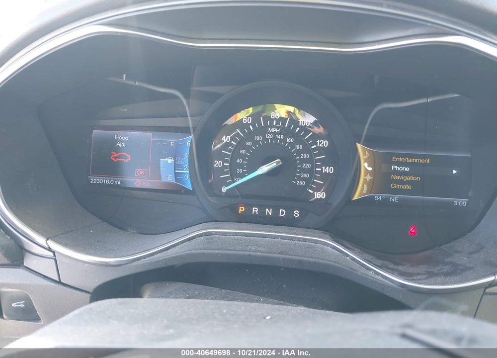 2013 FORD FUSION TITANIUM VIN: 3FA6P0K93DR315808
