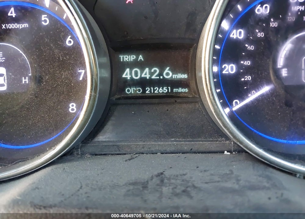 2013 HYUNDAI SONATA GLS VIN: 5NPEB4AC7DH693741