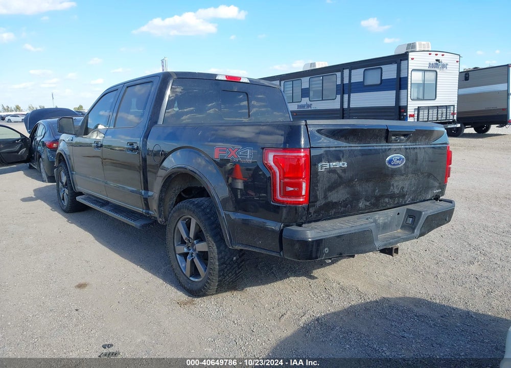 2015 FORD F-150 LARIAT VIN: 1FTEW1EF1FKD01350