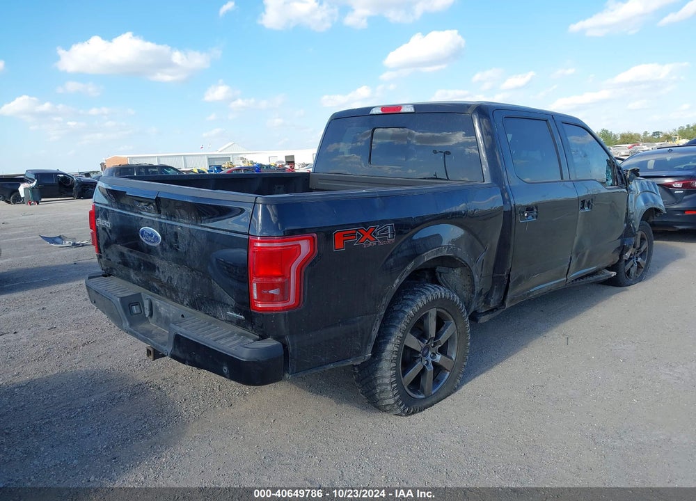 2015 FORD F-150 LARIAT VIN: 1FTEW1EF1FKD01350