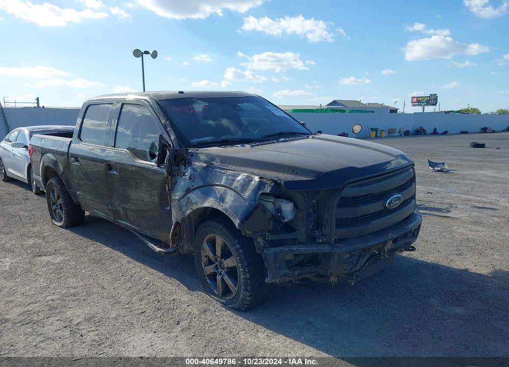 2015 FORD F-150 LARIAT VIN: 1FTEW1EF1FKD01350