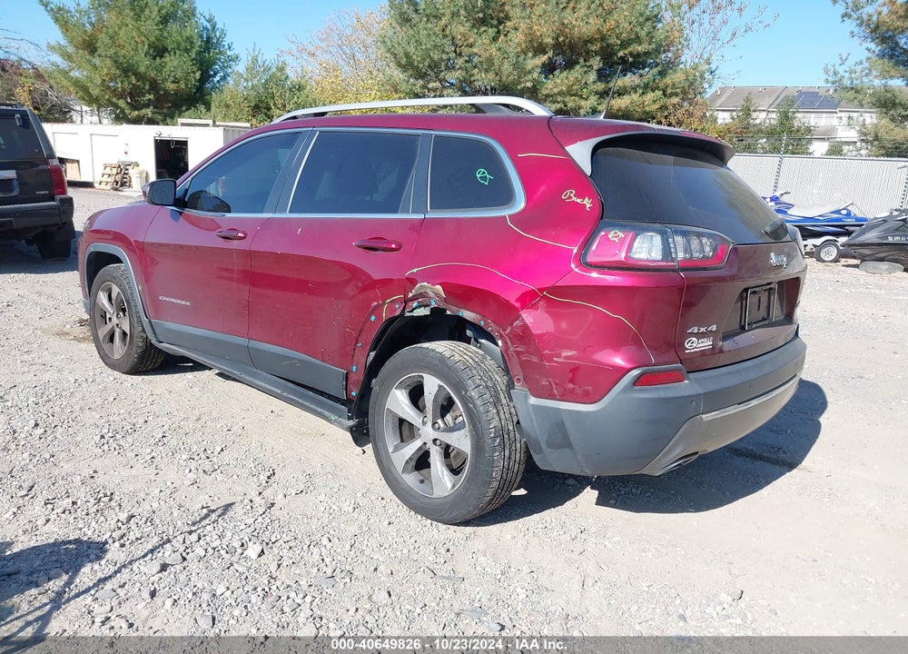 2019 JEEP CHEROKEE LIMITED 4X4 VIN: 1C4PJMDX7KD161726
