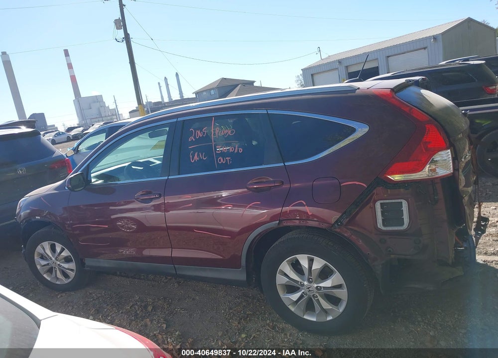 2013 HONDA CR-V EX-L VIN: 5J6RM4H7XDL040766