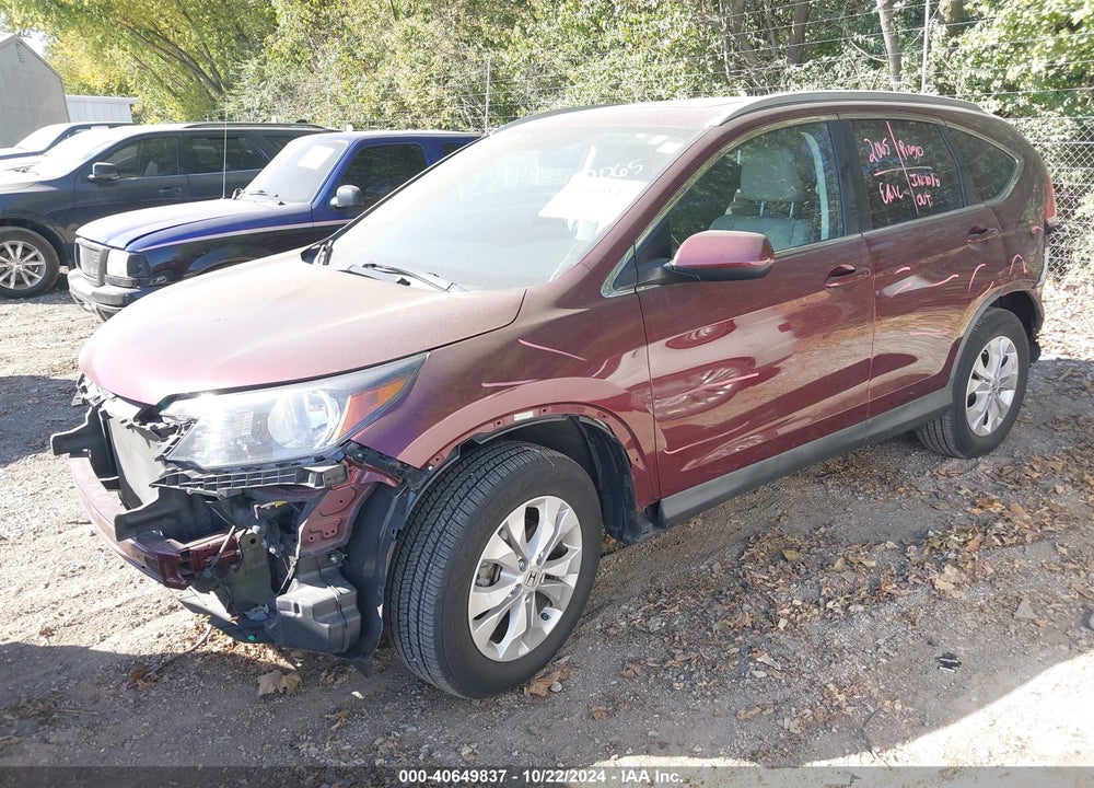 2013 HONDA CR-V EX-L VIN: 5J6RM4H7XDL040766