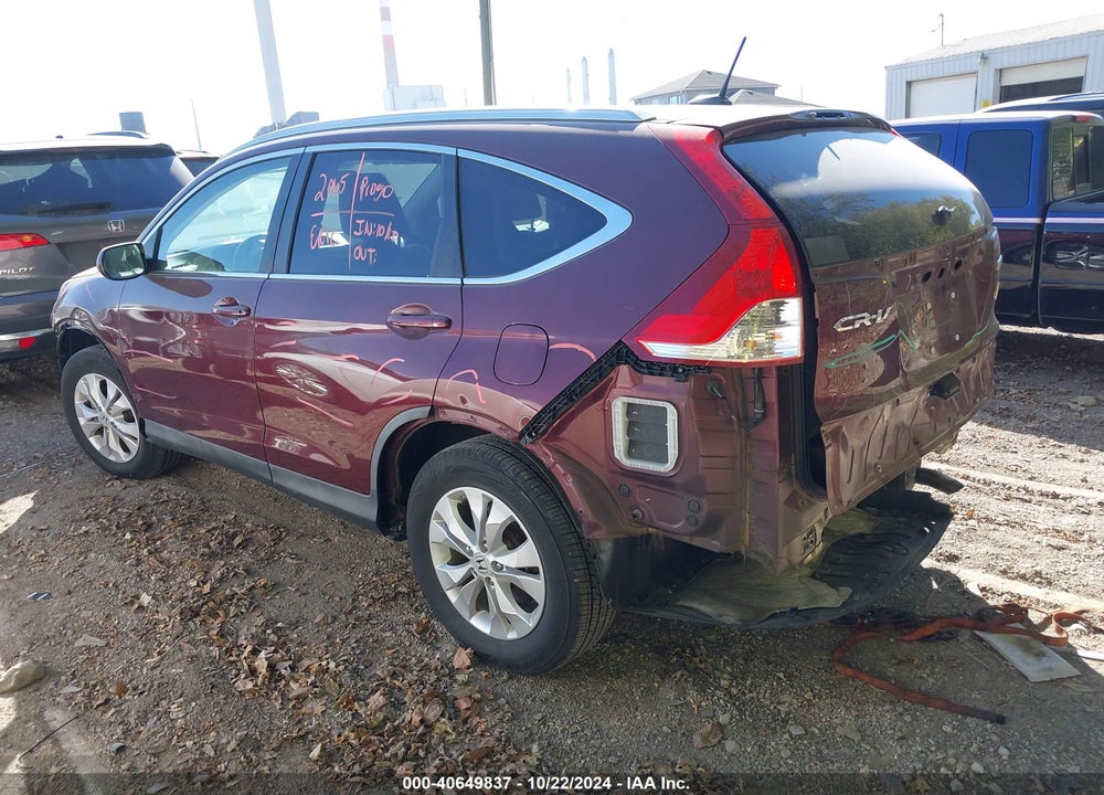 2013 HONDA CR-V EX-L VIN: 5J6RM4H7XDL040766