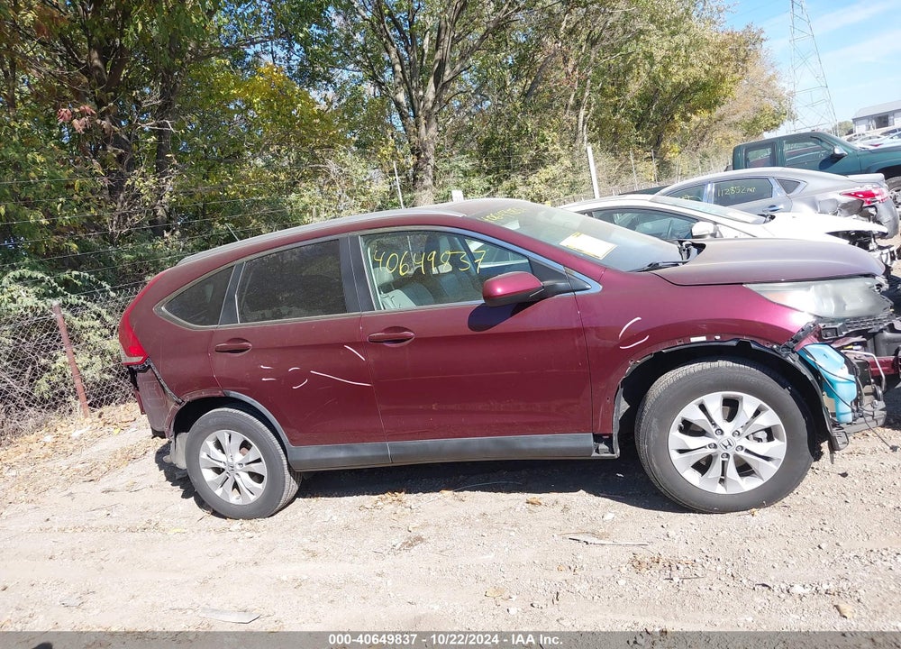 2013 HONDA CR-V EX-L VIN: 5J6RM4H7XDL040766