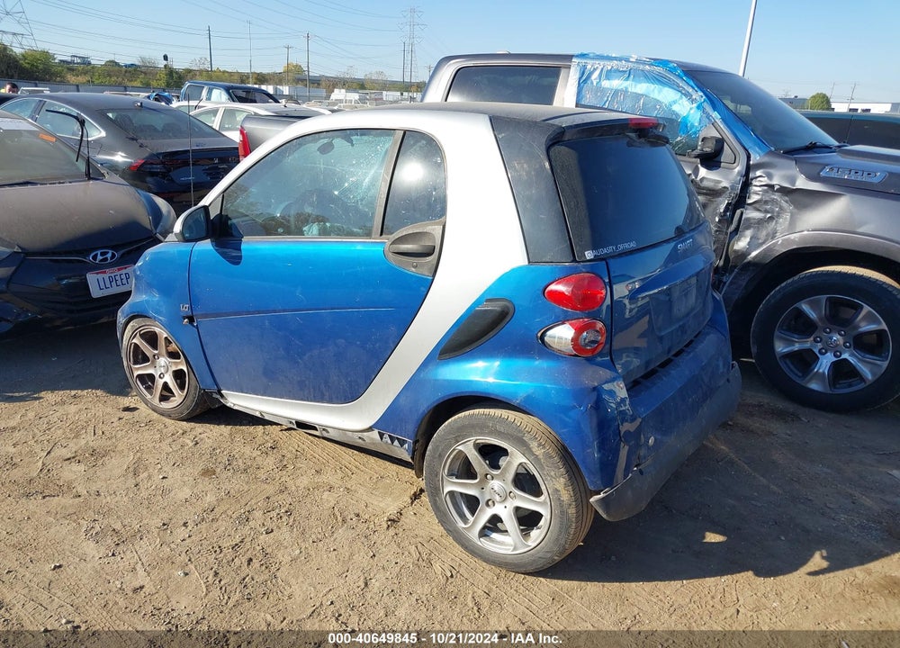 2008 SMART FORTWO PASSION/PURE VIN: WMEEJ31X58K188984