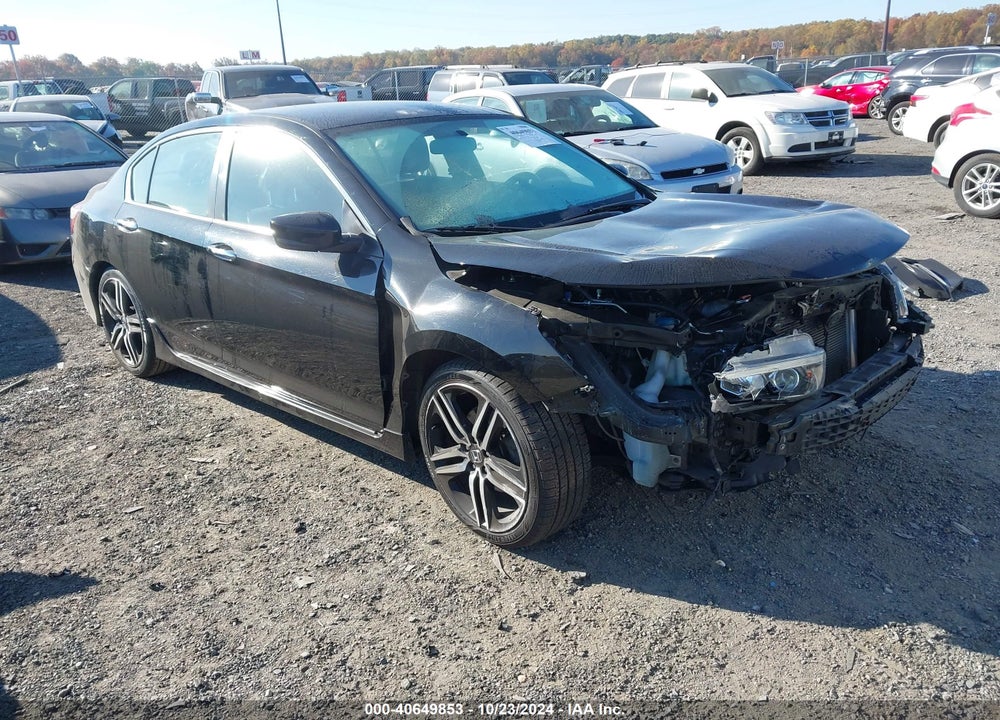 2017 HONDA ACCORD SPORT VIN: 1HGCR2F52HA205487