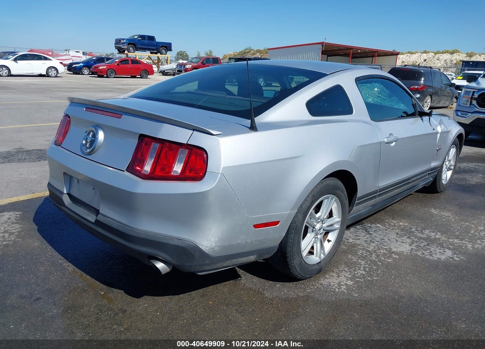 2012 FORD MUSTANG V6 VIN: 1ZVBP8AM5C5251119