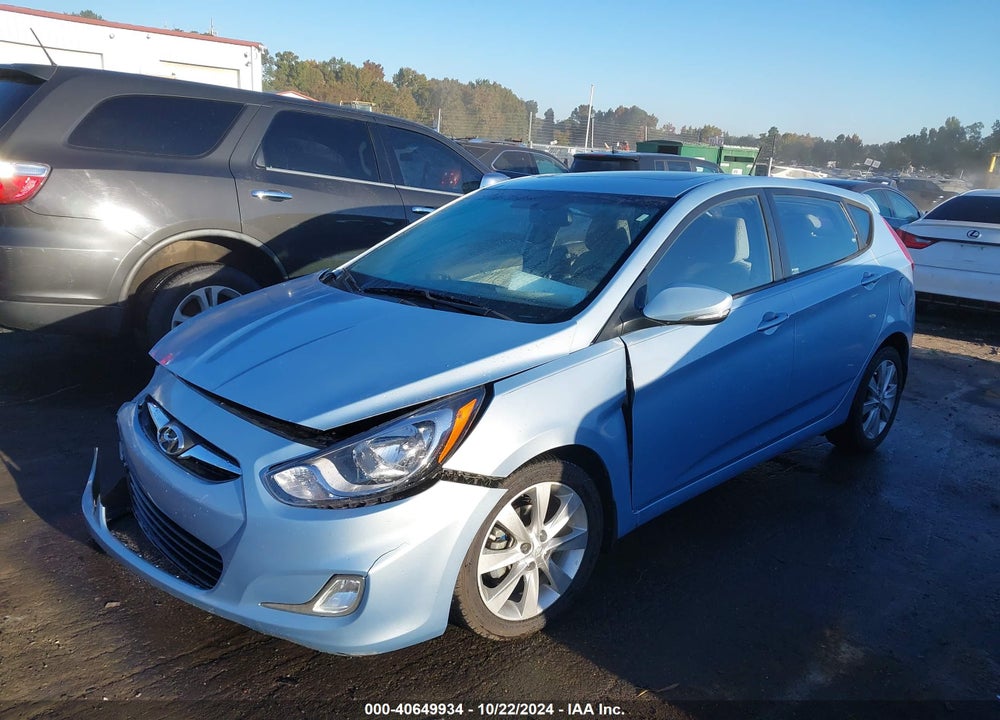 2013 HYUNDAI ACCENT SE VIN: KMHCU5AE8DU066542