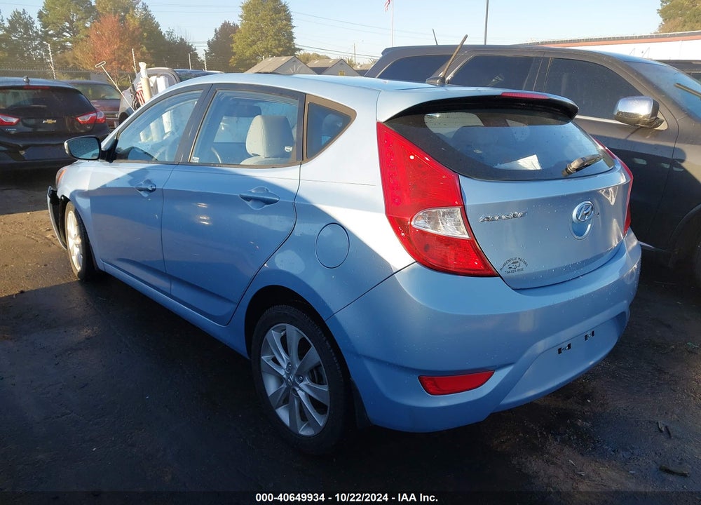 2013 HYUNDAI ACCENT SE VIN: KMHCU5AE8DU066542