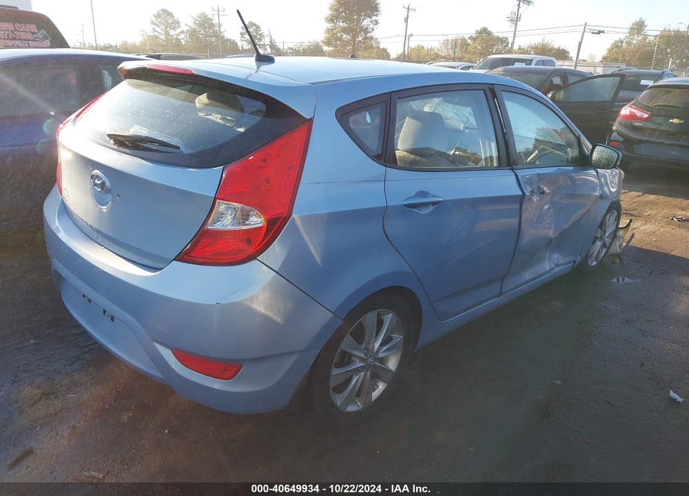 2013 HYUNDAI ACCENT SE VIN: KMHCU5AE8DU066542