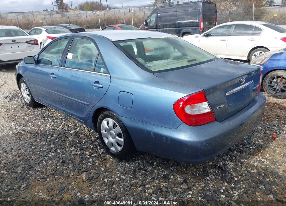 2003 TOYOTA CAMRY LE VIN: 4T1BE32K63U716646
