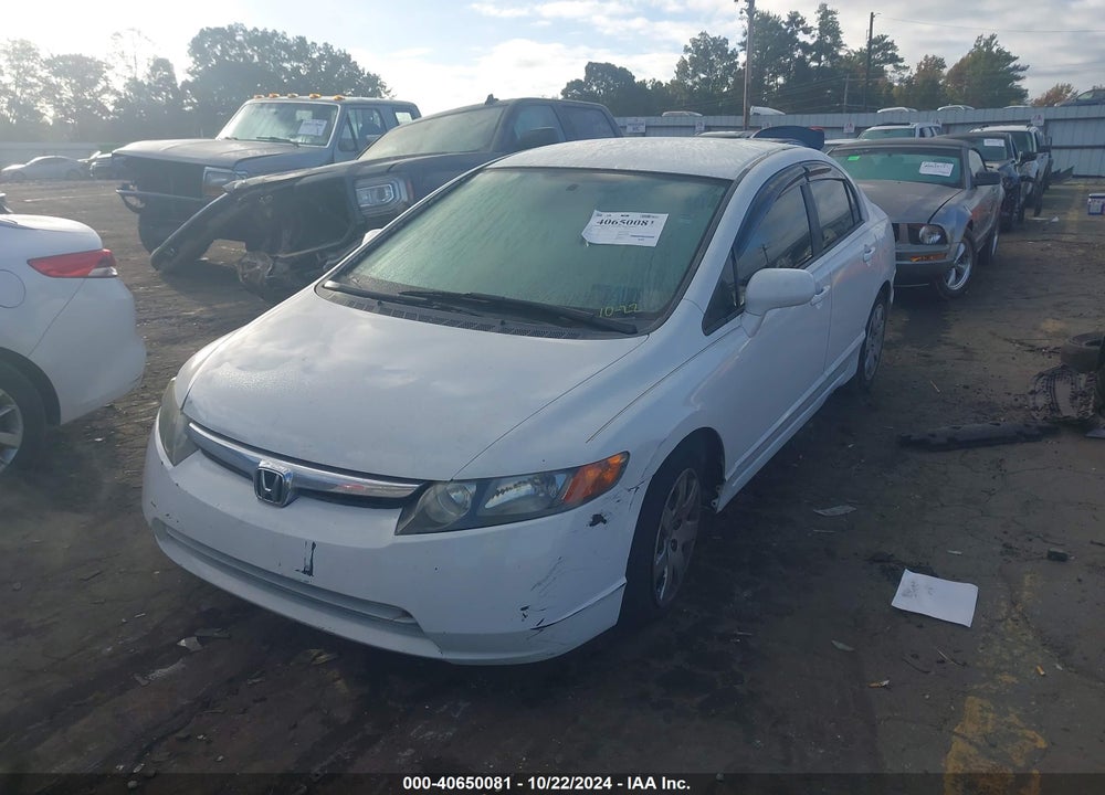2007 HONDA CIVIC LX VIN: 2HGFA16557H302245