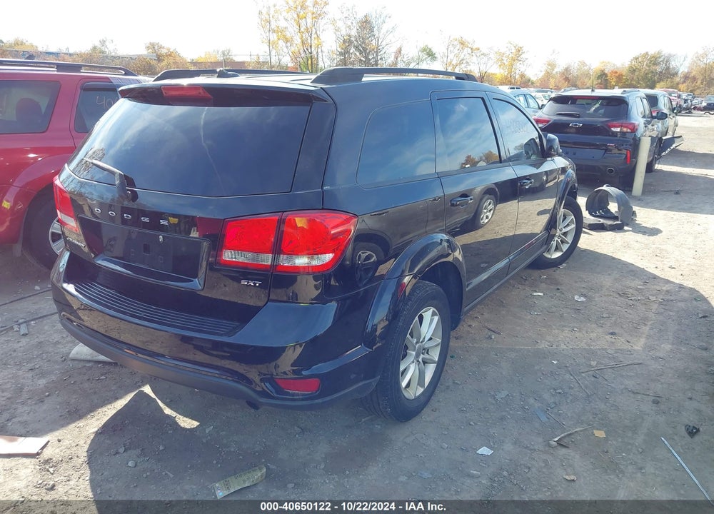 2016 DODGE JOURNEY SXT VIN: 3C4PDCBB2GT191825