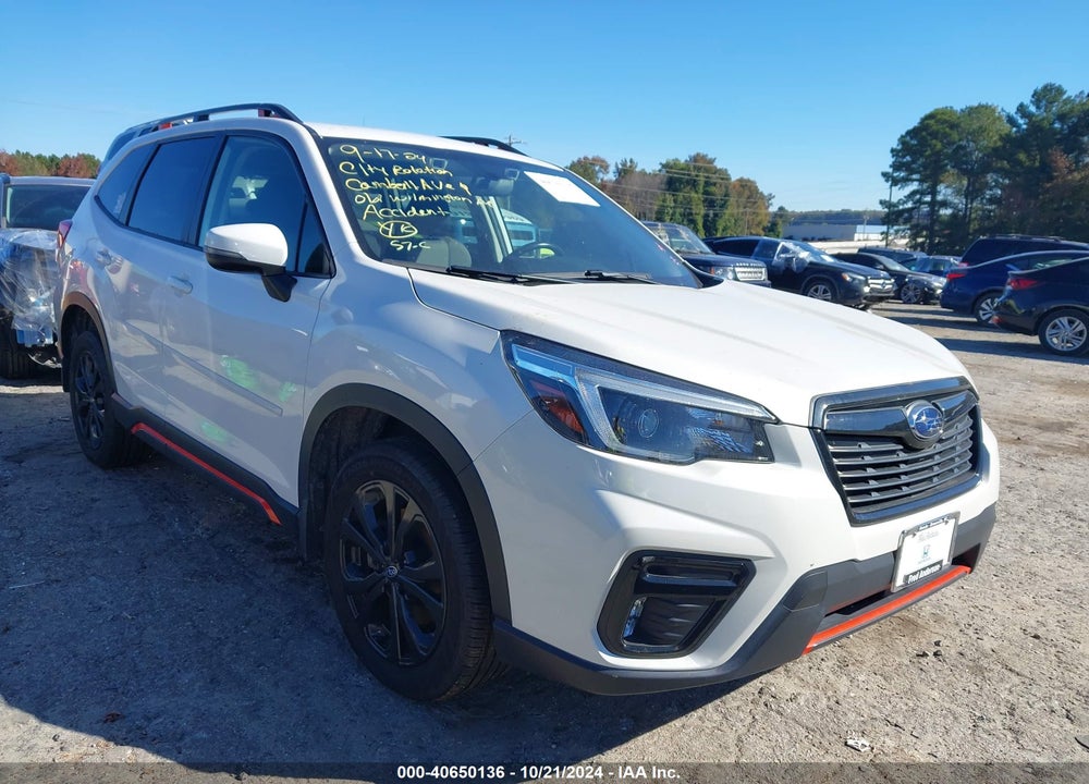 2021 SUBARU FORESTER SPORT VIN: JF2SKALC7MH426999