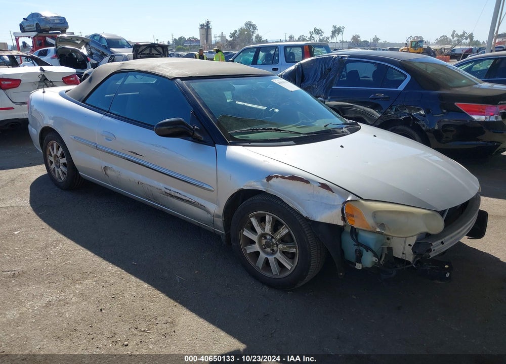 2005 CHRYSLER SEBRING GTC VIN: 1C3EL75R65N639401