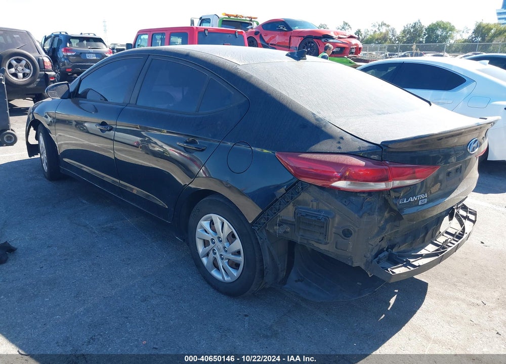 2017 HYUNDAI ELANTRA SE VIN: KMHD74LF3HU153797