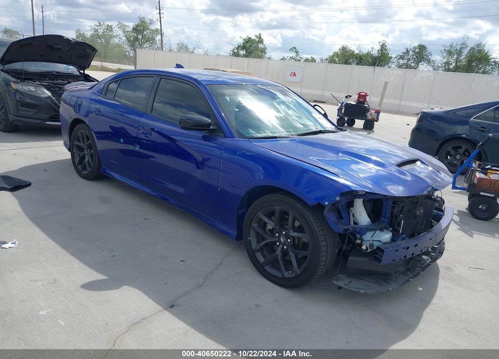 2022 DODGE CHARGER GT RWD VIN: 2C3CDXHG1NH141405