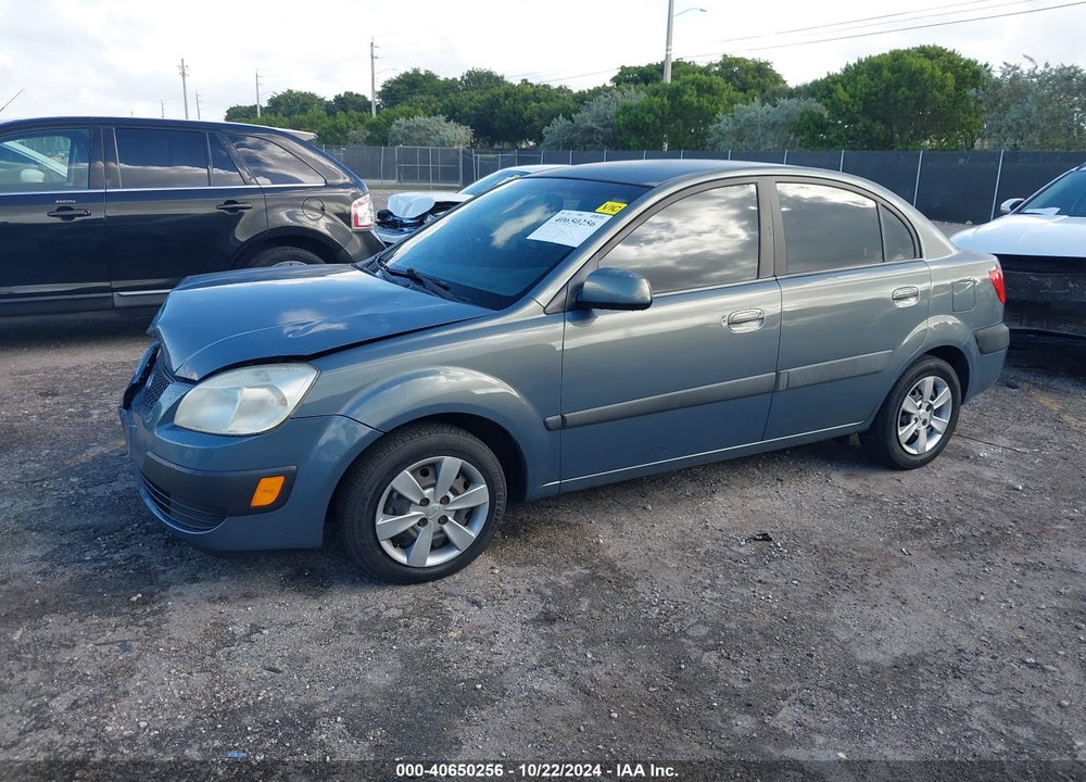 2007 KIA RIO LX VIN: KNADE123X76206415