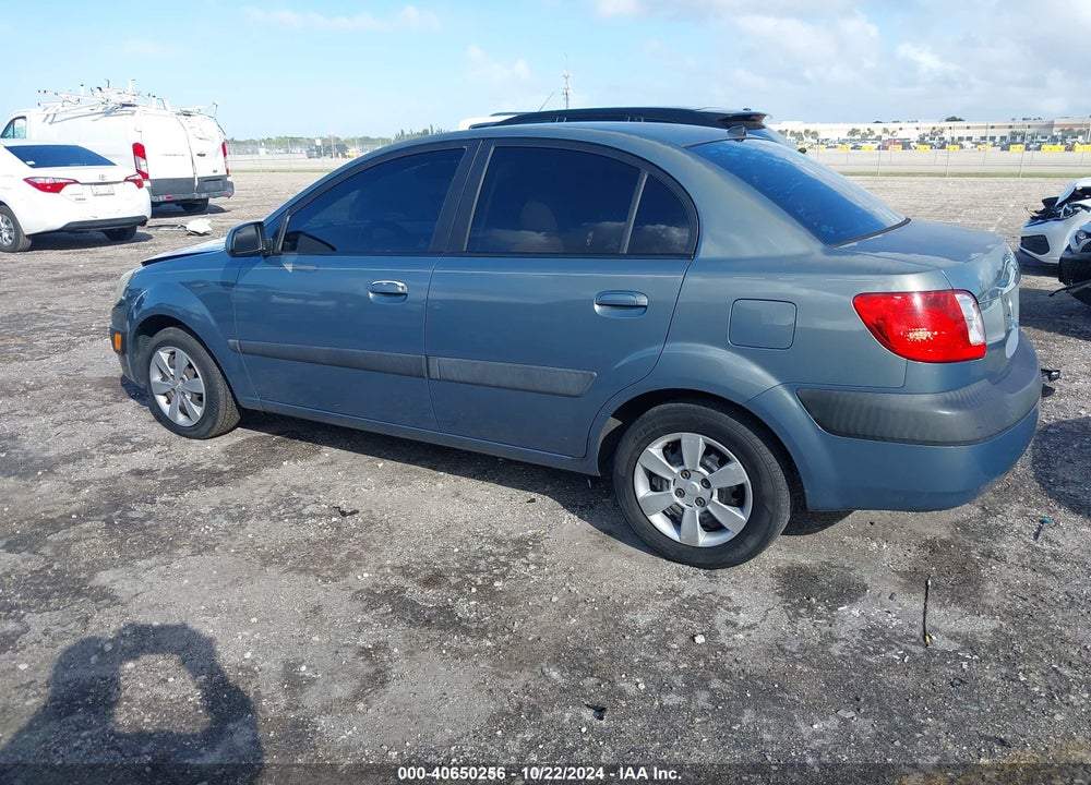 2007 KIA RIO LX VIN: KNADE123X76206415