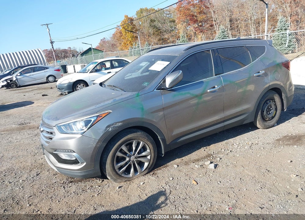 2018 HYUNDAI SANTA FE SPORT 2.0T VIN: 5XYZUDLA5JG549437
