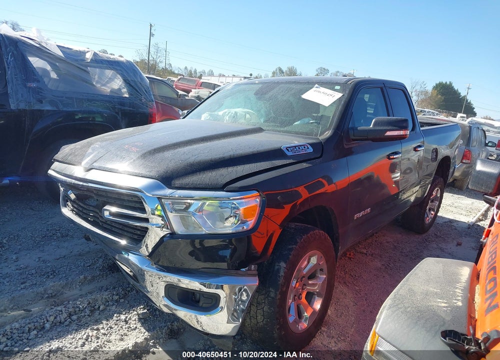 2019 RAM 1500 BIG HORN/LONE STAR 4X4 6'4 BOX VIN: 1C6SRFBT9KN913765